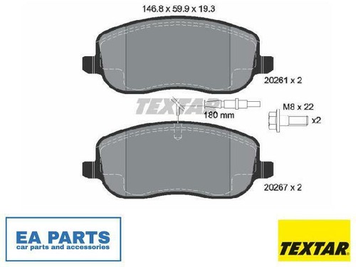 Brake pad set - set,, for