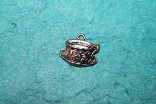 Pendant tea cup - pendant, coffee