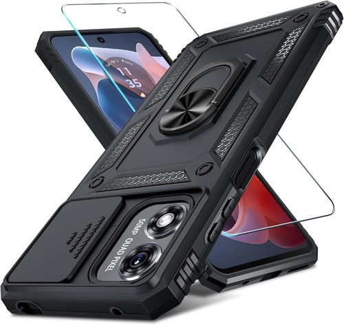 Armour case for moto e14 - armour, ring