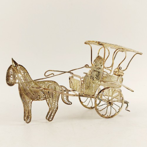 Vintage filigree horse - horse, &
