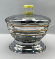 Vintage Metal Lid and Foot