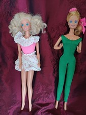 2 Barbie Dolls Malaysia 1980s