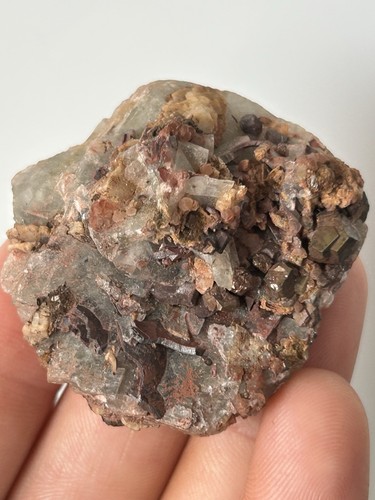 Pyrite crystals baryte - on,