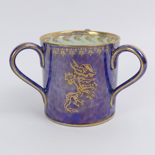 Wedgwood lustre pottery dragon - wedgwood,