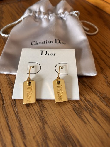 Dior earrings with original - with,