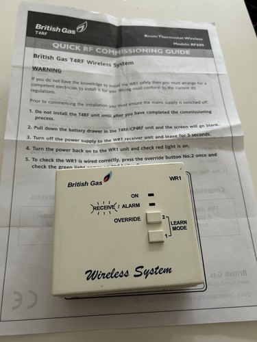 British gas t4rf wireless - british,
