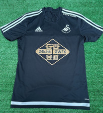Swansea City 2015 Pre-Match T-Shirt | Adidas Kit Mens Adult Medium Football Top