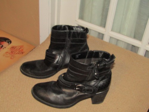 Earth montana black leather - earth,
