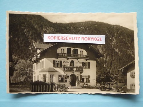 Old postcard ettal inn - ak,