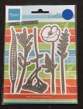 Wildflowers Marianne Design Craftable Silver Selection metal cutting dies CR1516