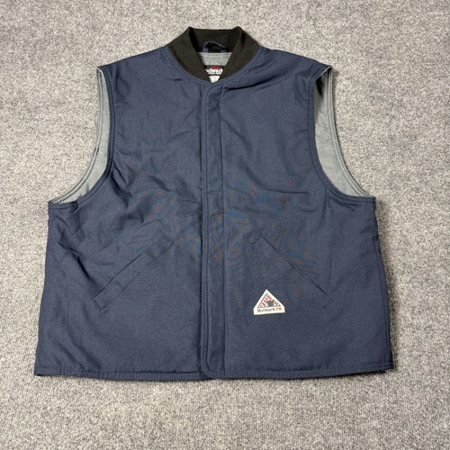 Bulwark vest mens blue fr - vest,