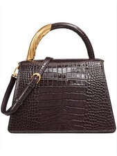 DONNA KARAN Tulle Croc Small