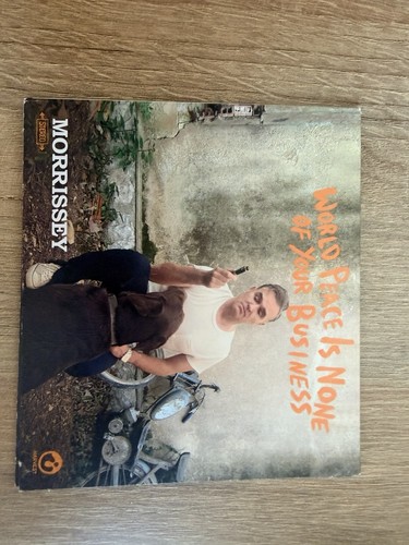 Morrissey world peace - morrissey, is