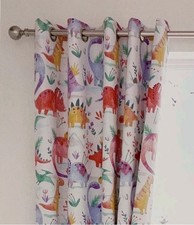 Dunelm Dino eyelet blackout