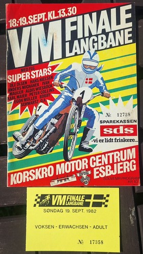 Speedway programme ticket - speedway,