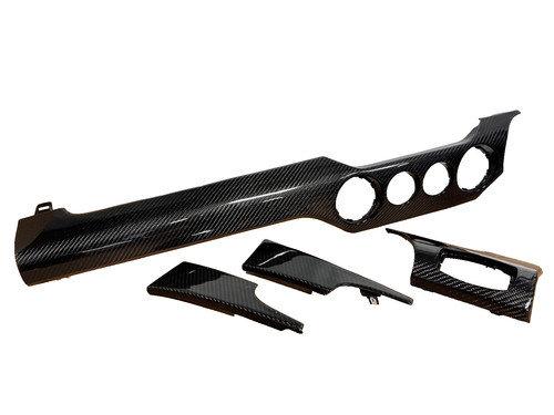 Ford mustang carbon fiber dash - fiber,