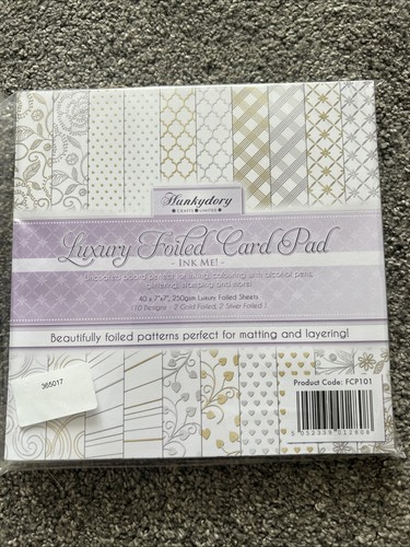 Hunkydory luxury foiled card - hunkydory,