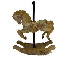 Vintage Ceramic Horse Carousel