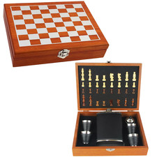 Black 8oz Hip Flask Stainless