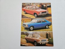 CHRYSLER TALBOT AVENGER SALES BROCHURE 1977