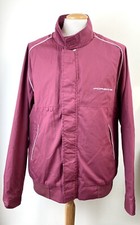 VINTAGE PORSCHE 1980's 1990's RACING JACKET JAMES WEAVER LARGE LE MANS GROUP C