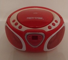 Pretty Pink CD Player & Radio