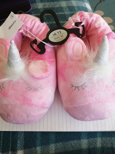 Bnwt unicorn pink - unicorn, slippers