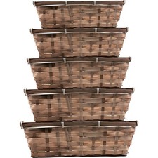 Wicker Basket Hamper Bamboo