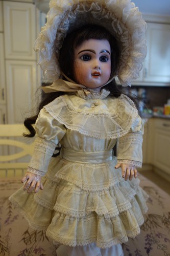 Gorgeous antique doll dress