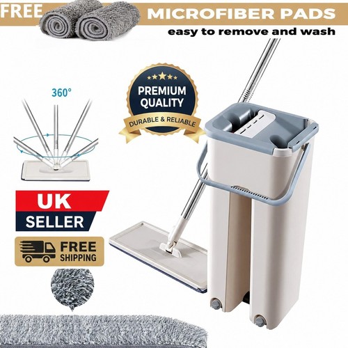 Flat mop bucket set hands - flat,