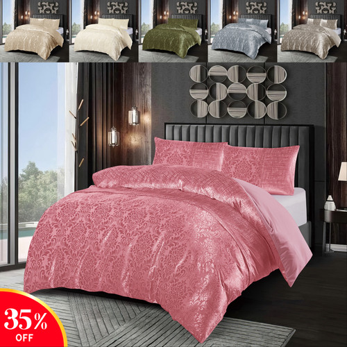 Luxury damask duvet cover set - luxury,