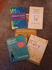 Secondary English Teacher Book Bundle Pedagogy, Literacy, Poetry PGCE collection