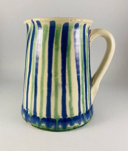 Rustic striped large - large, blue