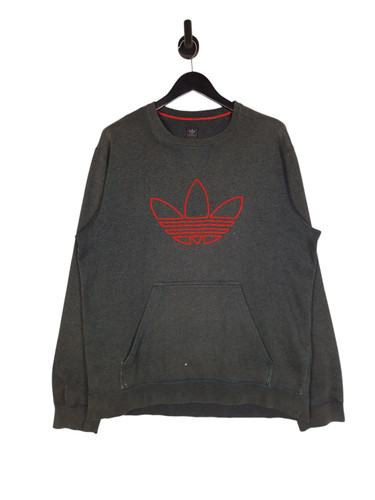 Y2k adidas trefoil sweatshirt - adidas,