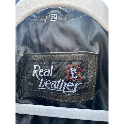 Real leather moto biker - real, jacket