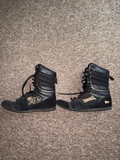 Lonsdale Black Boxing Shoes Men Size 9 High Top