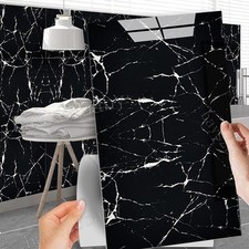20pcs 23.6"x11.8" Marble Peel and Stick Waterproof Wall Panels Backsplash Tile
