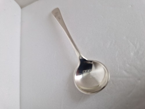 Sterling silver salt spoon - silver,