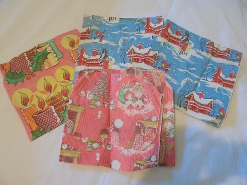Vintage sheets christmas - 4,
