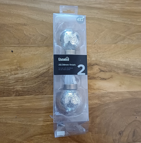 Dunelm silver crackle glass - crackle,