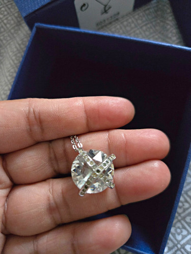 Swarovski caged solitaire - swarovski,