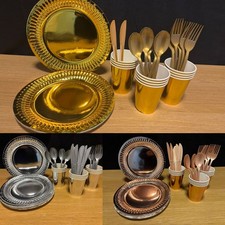 12-60pk Gold Silver Paper