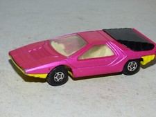 Matchbox Superfast 75 Alfa Romeo Carabo metallic pink, yellow base
