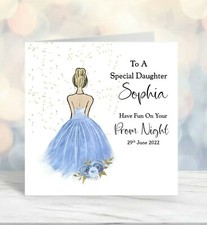 Personalised prom card girls - personalised,