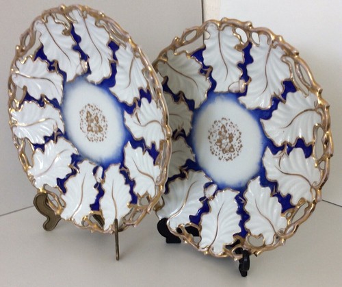 Pair antique kpm berlin - antique,
