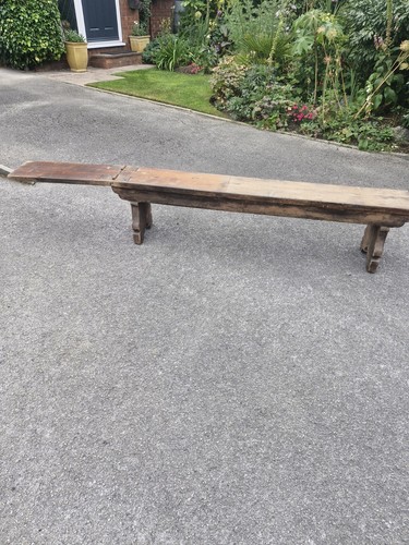 Victorian pine bench - victorian,