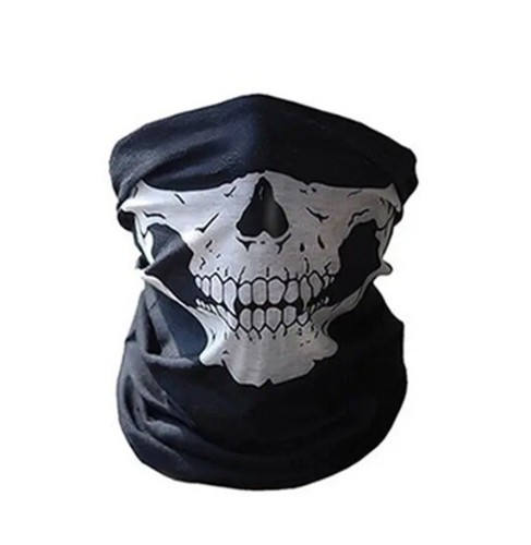 Skull face ski - neck, scarf