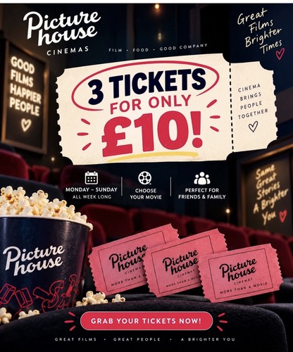 Picturehouse cinema tickets - picturehouse,