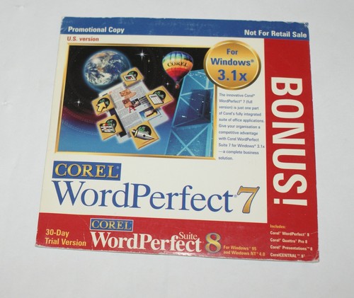Corel wordperfect suite - suite, and