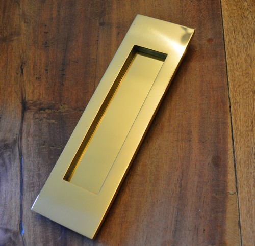 Polished brass 225mm 66mm - brass, x